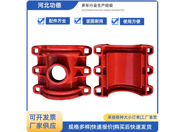 加厚鑄鐵材質(zhì)哈夫節(jié)自來水管道接口補(bǔ)漏器管道搶修現(xiàn)貨速發(fā)堵漏器